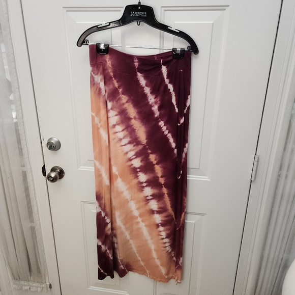 Faded Glory Tie Dye Bohemian Maxi Skirt  Size Small 4-6 - Picture 4 of 4